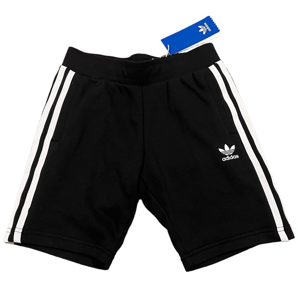 Adidas 3 Stripe Shorts Black HA7720 Kids